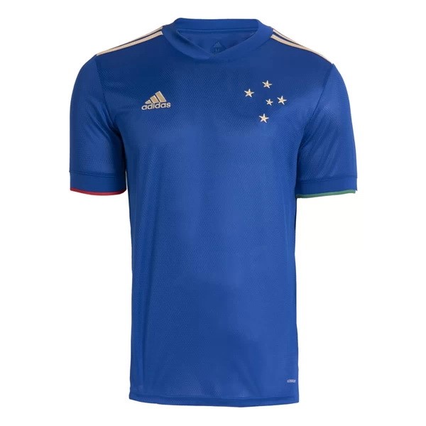 Heimtrikot Thailand Cruzeiro EC 2021-2022 Blau Günstige Fußballtrikots